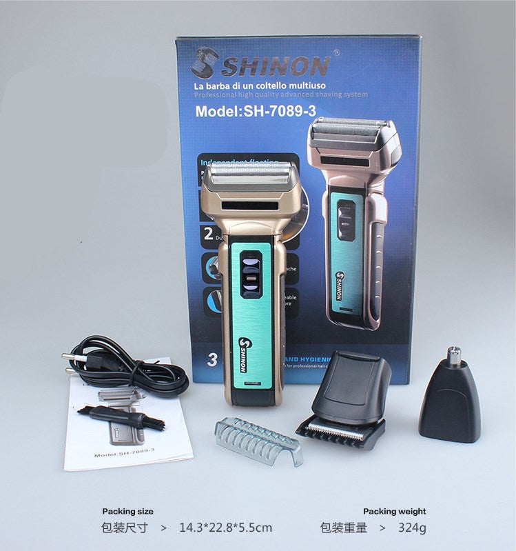 Mega afeitadora Kemei 3-1