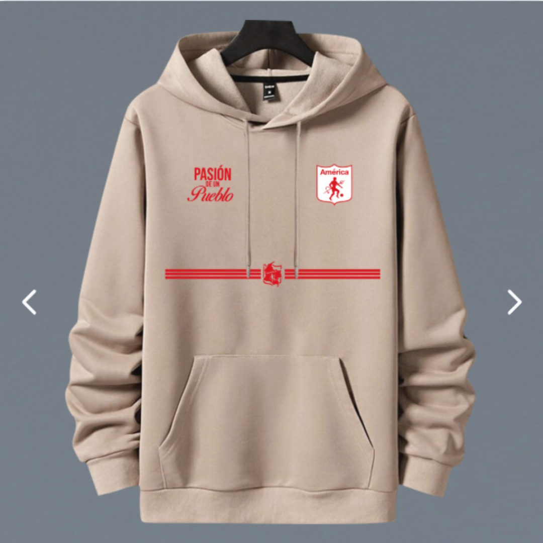 BUZO AMÉRICA - LOGOS BORDADOS