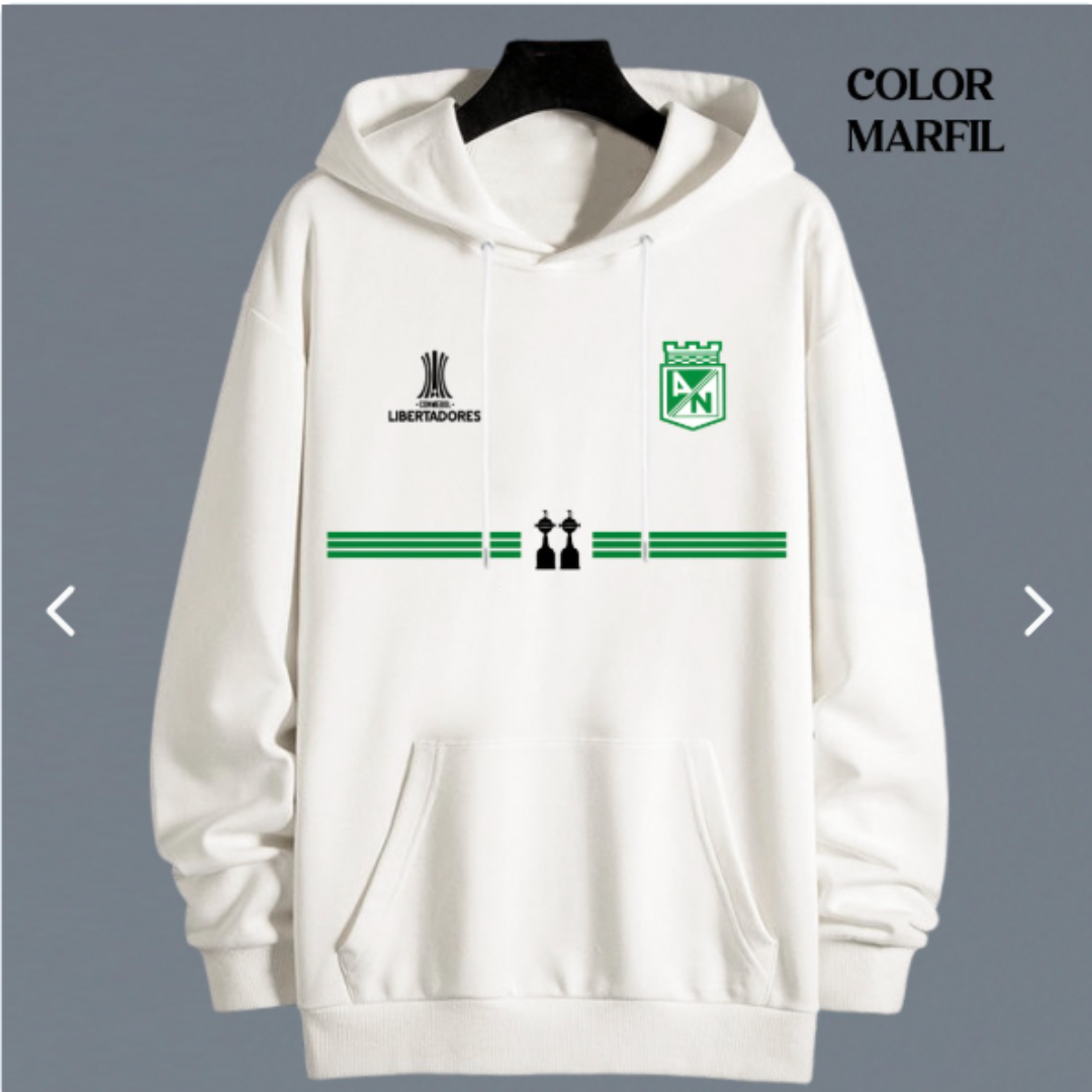 BUZO ATLÉTICO NACIONAL - LOGOS BORDADOS