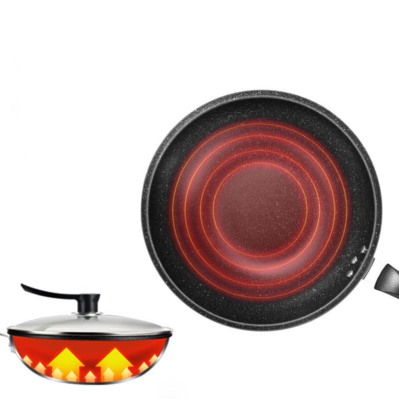 👨🍳 Olla de cocina wok, cacerola con tapa a presión para hacer cualquier alimento al vapor 🍚