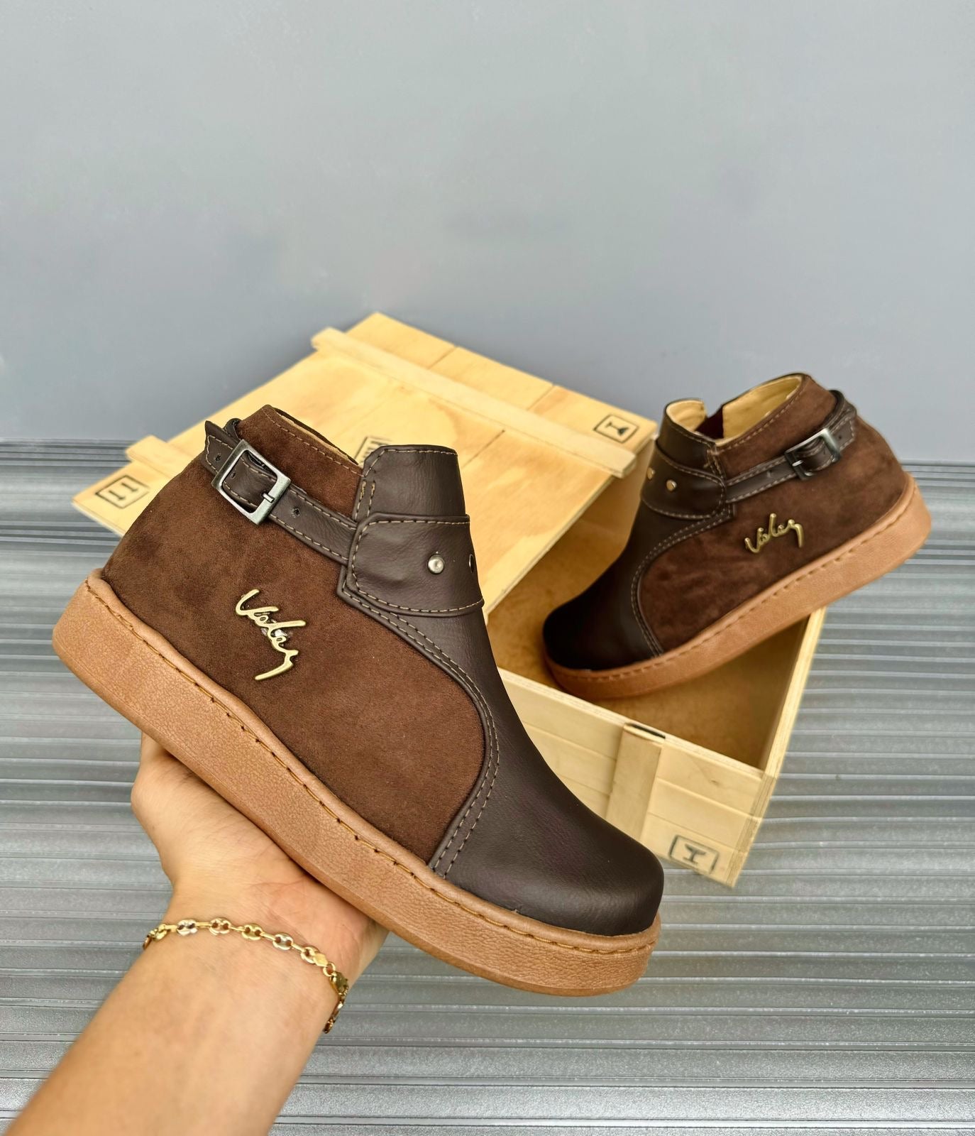 Gray helmet for bikers