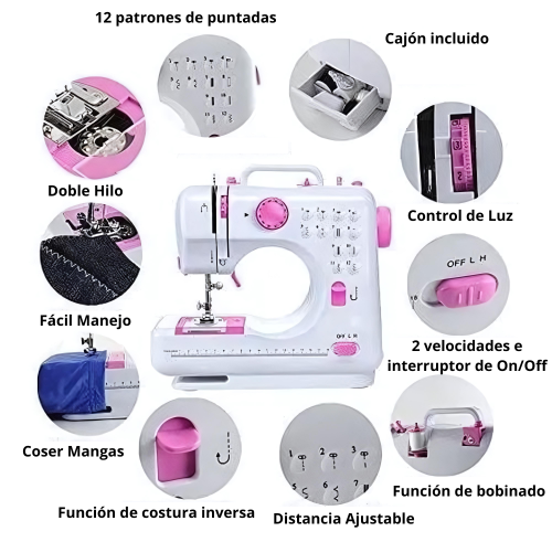 Maquina de Coser Hilo de Oro