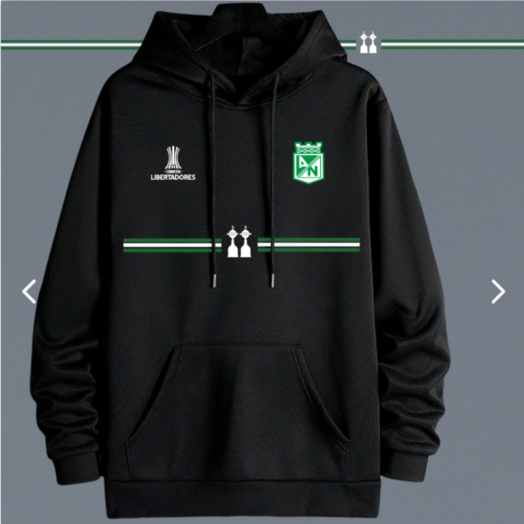 BUZO ATLÉTICO NACIONAL - LOGOS BORDADOS
