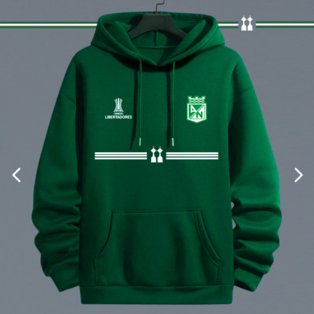 BUZO ATLÉTICO NACIONAL - LOGOS BORDADOS