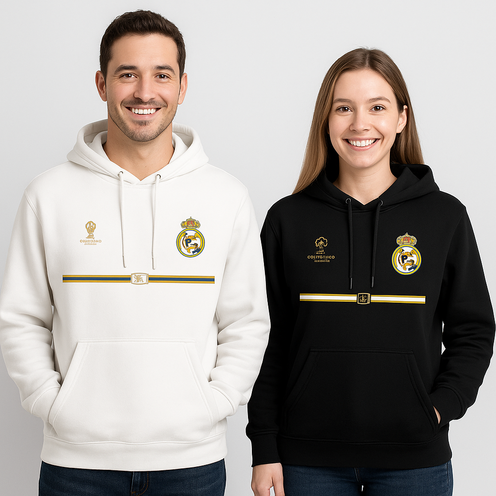 BUZO REAL MADRID - LOGOS BORDADOS