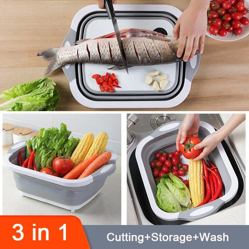 Tabla plegable para cocina 3 en 1 🔪