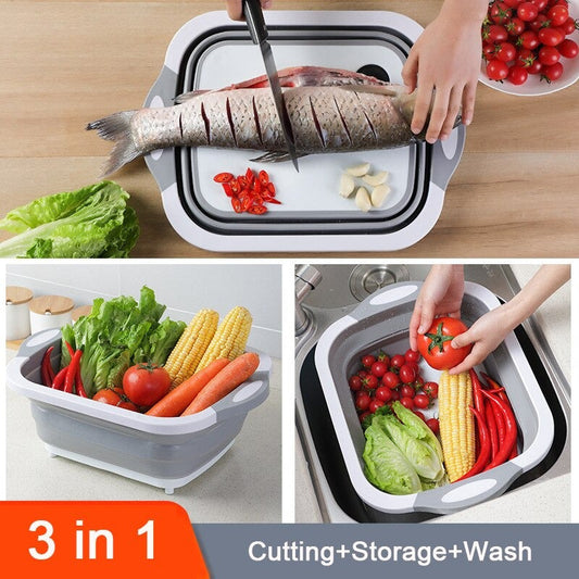 Tabla plegable para cocina 3 en 1 🔪