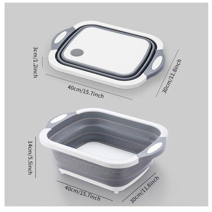 Tabla plegable para cocina 3 en 1 🔪