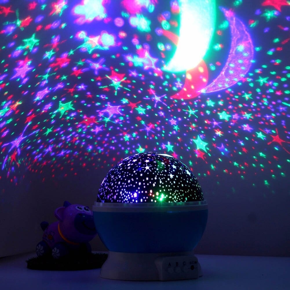 🌟 Lámpara de proyección (Estrellas y lunas) 🌙