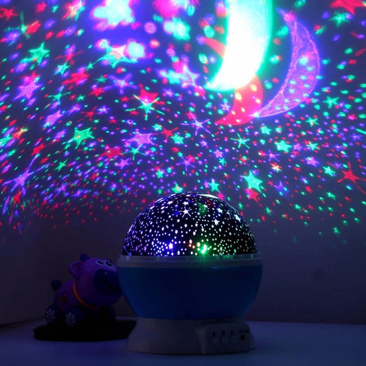 🌟 Lámpara de proyección (Estrellas y lunas) 🌙