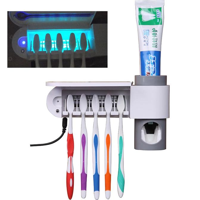 Esterilizador de cepillo de dientes 2 en 1